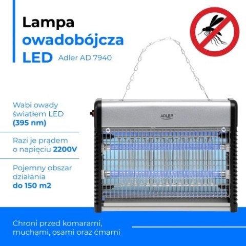 AD 7940 Lampa owadobójcza led AD 7940 Lampa owadobójcza led