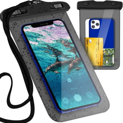 Etui wodoodporne na telefon - czarne 23414 Etui wodoodporne na telefon - czarne 23414