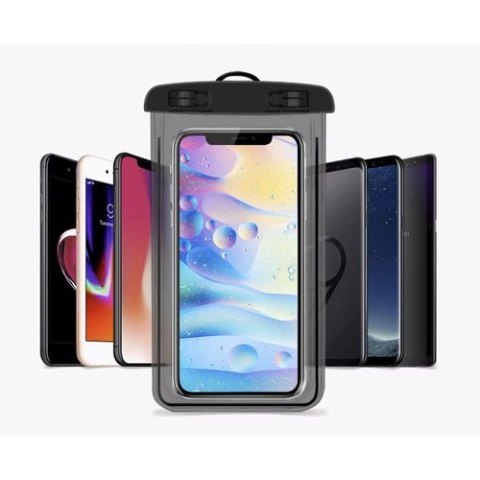 Etui wodoodporne na telefon - czarne 23414 Etui wodoodporne na telefon - czarne 23414