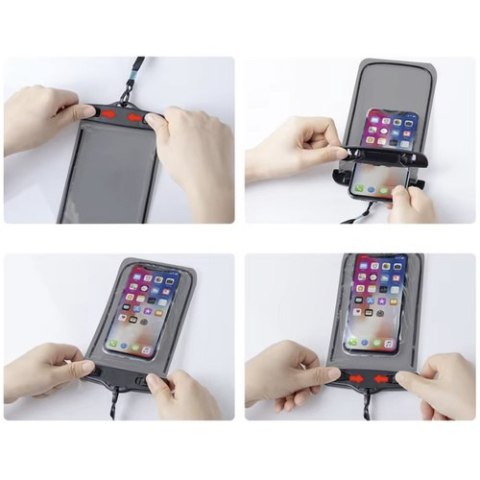Etui wodoodporne na telefon - czarne 23414 Etui wodoodporne na telefon - czarne 23414