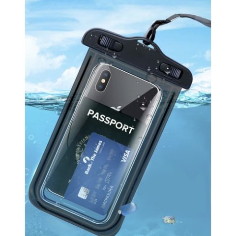Etui wodoodporne na telefon - czarne 23414 Etui wodoodporne na telefon - czarne 23414