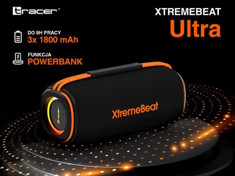 Głośniki TRACER XtremeBeat Ultra TWS BT RGB BLACK Głośniki TRACER XtremeBeat Ultra TWS BT RGB BLACK