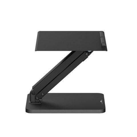 Podstawka biurkowa na monitor lub laptop Maclean, sprężyna gazowa, do pracy stojąco siedzącej, czarna, MC-493 Podstawka biurkowa na monitor lub laptop Maclean, sprężyna gazowa, do pracy stojąco siedzącej, czarna, MC-493