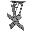 Uchwyt do TV elektryczny sufitowy Maclean, obsługa TUYA, max VESA 400x400, pilot, 23"-55", 30kg, MC-492