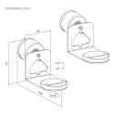 Uchwyt ścienny na głośnik Sonos Maclean, Sonos Era 100 & 300, MC-495