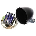 ZD14B Lampa rowerowa led retro silver