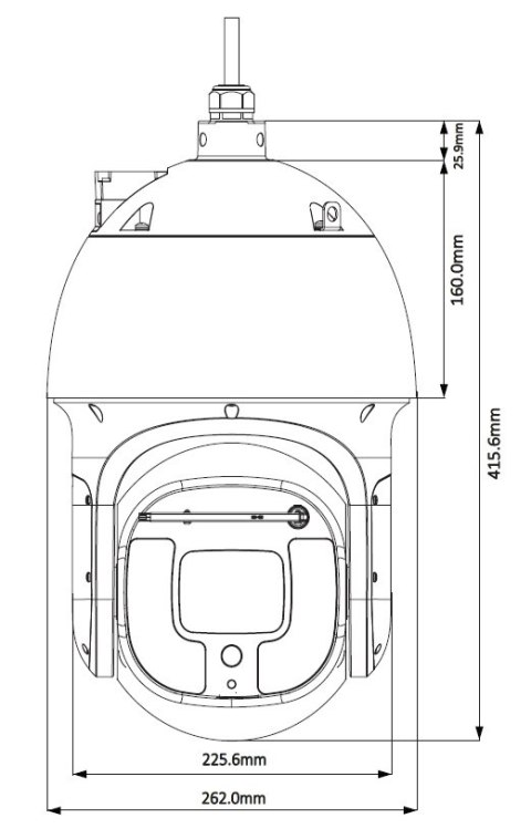 KAMERA IP SZYBKOOBROTOWA SD8A440-HNF-PA - 4 Mpx, 5.6 ... 223 mm DAHUA