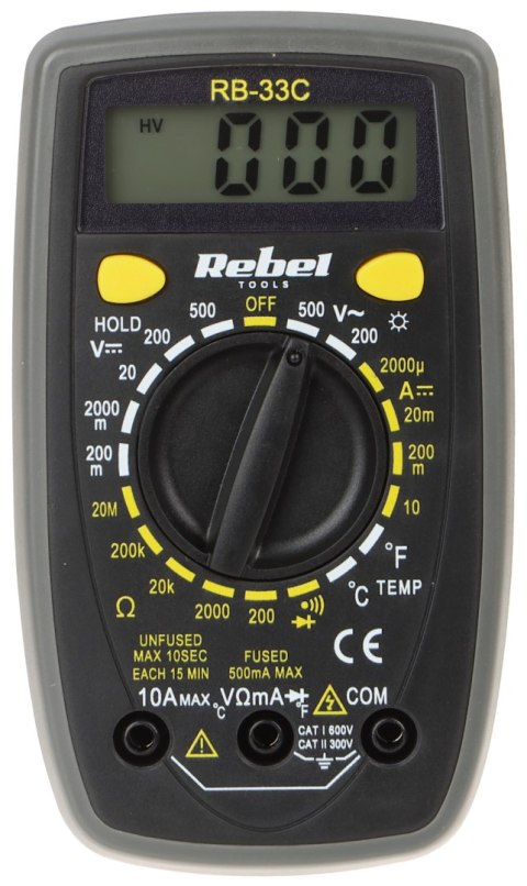 MIERNIK UNIWERSALNY RB-33C REBEL Tools MIERNIK UNIWERSALNY RB-33C REBEL Tools