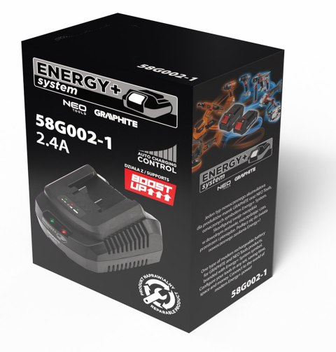 Ładowarka do akumulatorów Energy+ Ładowarka do akumulatorów Energy+