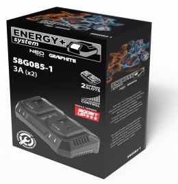 Ładowarka podwójna do akumulatorów Energy+