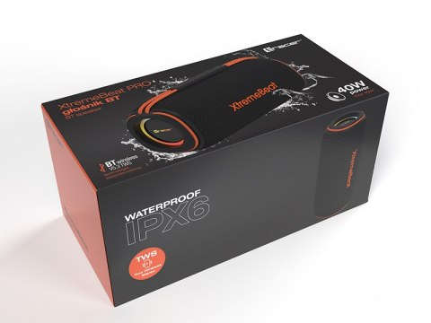 Głośniki TRACER XtremeBeat PRO TWS BT RGB BLACK Głośniki TRACER XtremeBeat PRO TWS BT RGB BLACK
