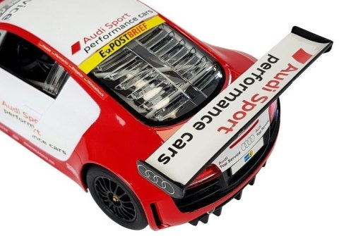 Auto R/C Audi R8 LMS Rastar 1:14 Biało-Czerwone Auto R/C Audi R8 LMS Rastar 1:14 Biało-Czerwone