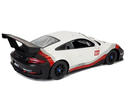 Auto R/C Porsche 911 GT3 CUP Rastar 1:14 Białe na pilota Auto R/C Porsche 911 GT3 CUP Rastar 1:14 Białe na pilota
