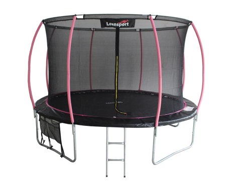 Trampolina LEAN Sport Max 10ft Czarno-Różowa Trampolina LEAN Sport Max 10ft Czarno-Różowa