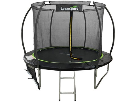 Trampolina LEAN Sport Max 8ft Czarno-Zielona Trampolina LEAN Sport Max 8ft Czarno-Zielona