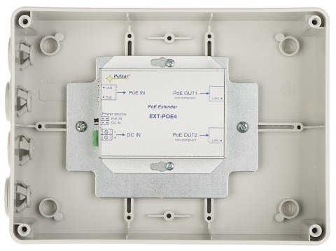 EXTENDER EXT-POE4H W OBUDOWIE HERMETYCZNEJ PULSAR EXTENDER EXT-POE4H W OBUDOWIE HERMETYCZNEJ PULSAR