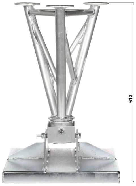 PODSTAWA PRZEGUBOWA DO MASZTÓW KRATOWYCH POSIADAJĄCYCH ODCIĄGI MK-1.5/POD-G PODSTAWA PRZEGUBOWA DO MASZTÓW KRATOWYCH POSIADAJĄCYCH ODCIĄGI MK-1.5/POD-G