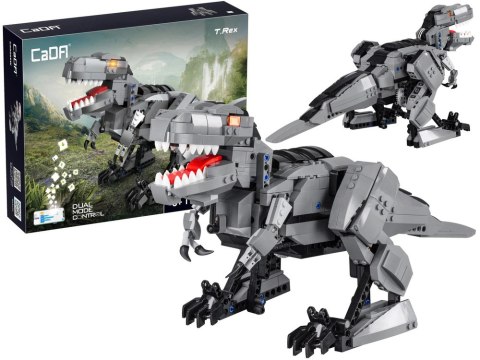 Klocki Konstrukcyjne Dinozaur Tyranozaur Rex R/C 701 Elementów CADA Klocki Konstrukcyjne Dinozaur Tyranozaur Rex R/C 701 Elementów CADA