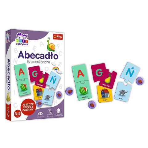 Gra Edukacyjna dla dzieci Abecadło Mały Odkrywca Trefl 01945 Gra Edukacyjna dla dzieci Abecadło Mały Odkrywca Trefl 01945