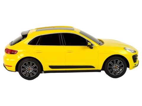 Auto R/C Porsche Macan Turbo 1:24 Rastar Żółty Auto R/C Porsche Macan Turbo 1:24 Rastar Żółty