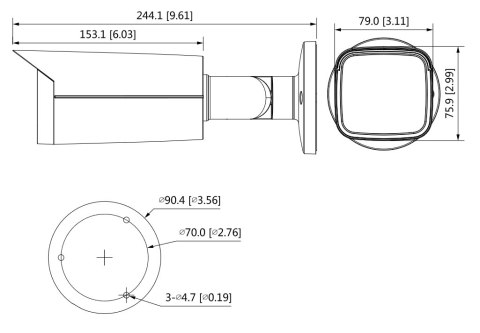 KAMERA AHD, HD-CVI, HD-TVI, PAL HAC-HFW2501TU-Z-A-27135-S2 - 5 Mpx 2.7 ... 13.5 mm - MOTOZOOM DAHUA