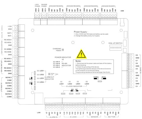 KONTROLER DOSTĘPU DS-K2604T Hikvision