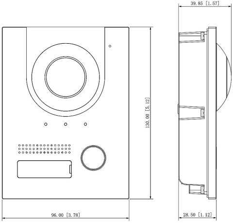 WIDEODOMOFON VTO2202F-P-S2 DAHUA WIDEODOMOFON VTO2202F-P-S2 DAHUA