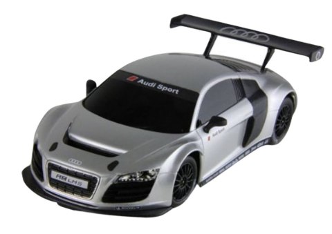 Auto R/C 1:24 Zdalnie Sterowane Sportowe AUDI R8 LMS Srebrne Auto R/C 1:24 Zdalnie Sterowane Sportowe AUDI R8 LMS Srebrne