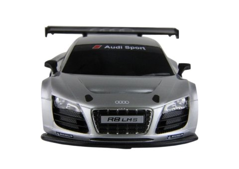 Auto R/C 1:24 Zdalnie Sterowane Sportowe AUDI R8 LMS Srebrne Auto R/C 1:24 Zdalnie Sterowane Sportowe AUDI R8 LMS Srebrne