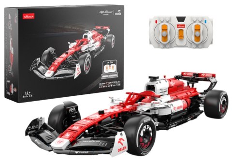 Auto RC 1:8 Alfa Romeo Bolid F1 Rastar C42 Czerwone Auto RC 1:8 Alfa Romeo Bolid F1 Rastar C42 Czerwone