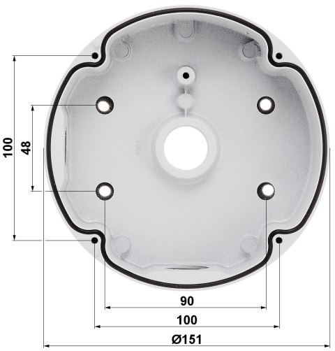 KAMERA IP SZYBKOOBROTOWA PTZ1A225-HNR-XA - 1080p 4.8 ... 120 mm DAHUA