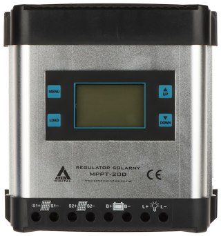 REGULATOR SOLARNY ŁADOWANIA AKUMULATORÓW SCC-20A-MPPT-LCD AZO Digital