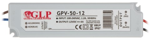 ZASILACZ IMPULSOWY 12V/4A/GPV