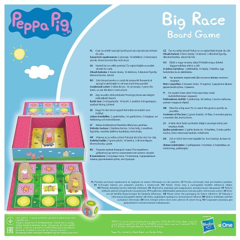 Gra Big race Świnka Peppa Trefl 02262 Gra Big race Świnka Peppa Trefl 02262