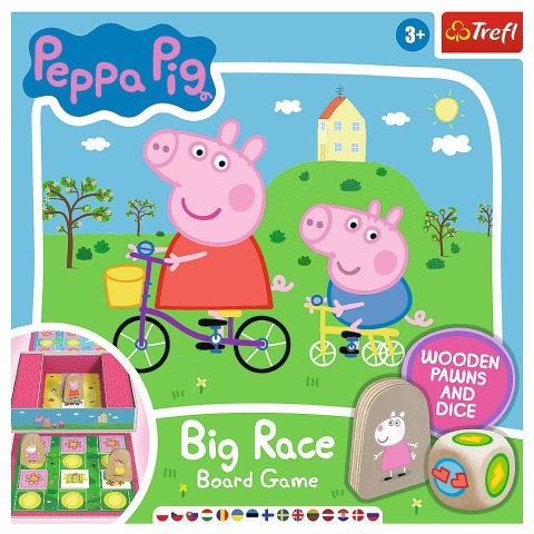 Gra Big race Świnka Peppa Trefl 02262 Gra Big race Świnka Peppa Trefl 02262