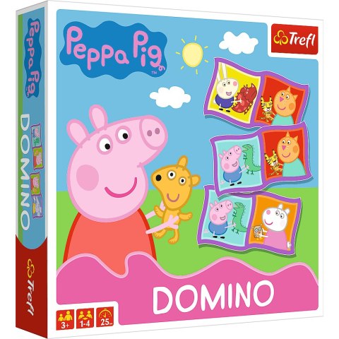 Gra Domino Peppa Trefl 02066 Gra Domino Peppa Trefl 02066