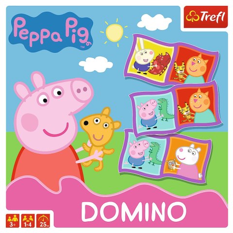 Gra Domino Peppa Trefl 02066 Gra Domino Peppa Trefl 02066