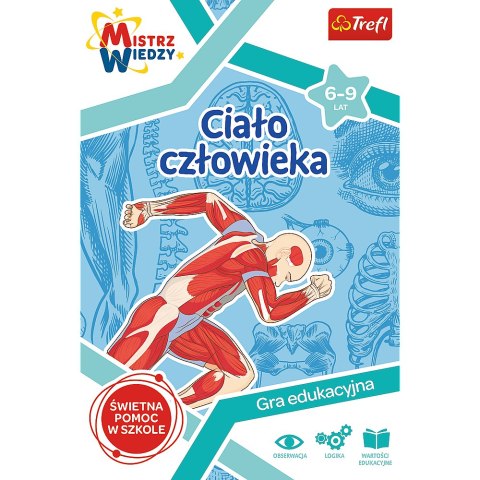 Gra Edukacyjna Ciało człowieka/ Mistrz Wiedzy Trefl 01957 Gra Edukacyjna Ciało człowieka/ Mistrz Wiedzy Trefl 01957