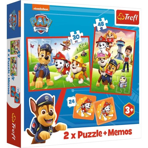 Puzzle - 2w1 + memos - Psia ekipa w akcji - Viacom PAW Patrol 93337 Puzzle - 2w1 + memos - Psia ekipa w akcji - Viacom PAW Patrol 93337