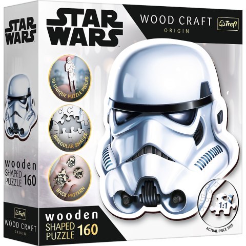 Puzzle drewniane Star Wars 160 el. Hełm Szturmowca Trefl 20188 Puzzle drewniane Star Wars 160 el. Hełm Szturmowca Trefl 20188