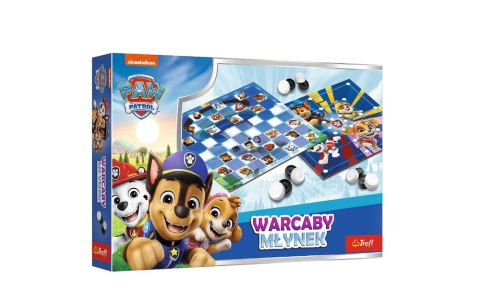 Gra Warcaby I Młynek Psi Patrol Trefl 02798 Gra Warcaby I Młynek Psi Patrol Trefl 02798