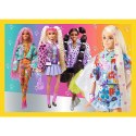 Puzzle - 4w1 - Wesoły świat Barbie / Mattel, Barbie 34626