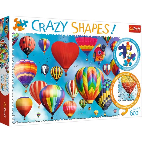 Puzzle - 600 Crazy Shapes - Kolorowe balony 11112 Puzzle - 600 Crazy Shapes - Kolorowe balony 11112