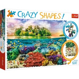 Puzzle - 600 Crazy Shapes - Tropikalna wyspa 11113