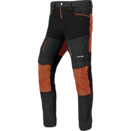 Spodnie dekarskie czar.-pom.ze wstawk.stretch,