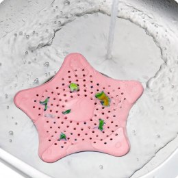 DA381 Sitko silikonowe na odpływ różowe 13cm