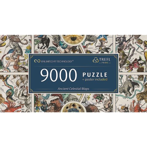 Puzzle - "9000 UFT" - Ancient Celestial Maps Trefl 81031 Puzzle - "9000 UFT" - Ancient Celestial Maps Trefl 81031