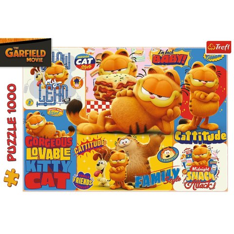 Puzzle - 1000 - Przygody Garfielda - Garfield Trefl 10935 Puzzle - 1000 - Przygody Garfielda - Garfield Trefl 10935
