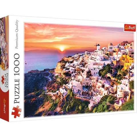 Puzzle - 1000 - Zachód słońca nad Santorini - 500 px - Trefl 10435 Puzzle - 1000 - Zachód słońca nad Santorini - 500 px - Trefl 10435