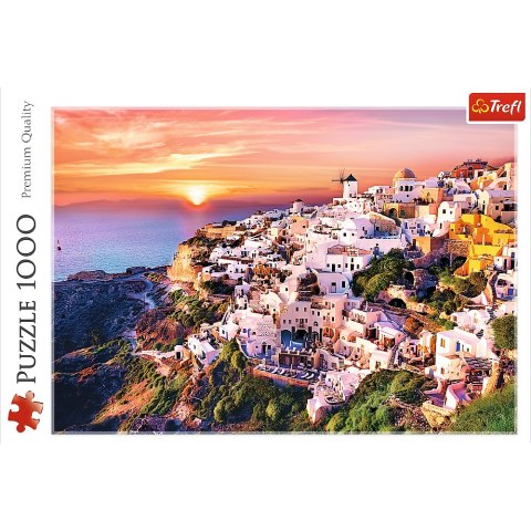 Puzzle - 1000 - Zachód słońca nad Santorini - 500 px - Trefl 10435 Puzzle - 1000 - Zachód słońca nad Santorini - 500 px - Trefl 10435